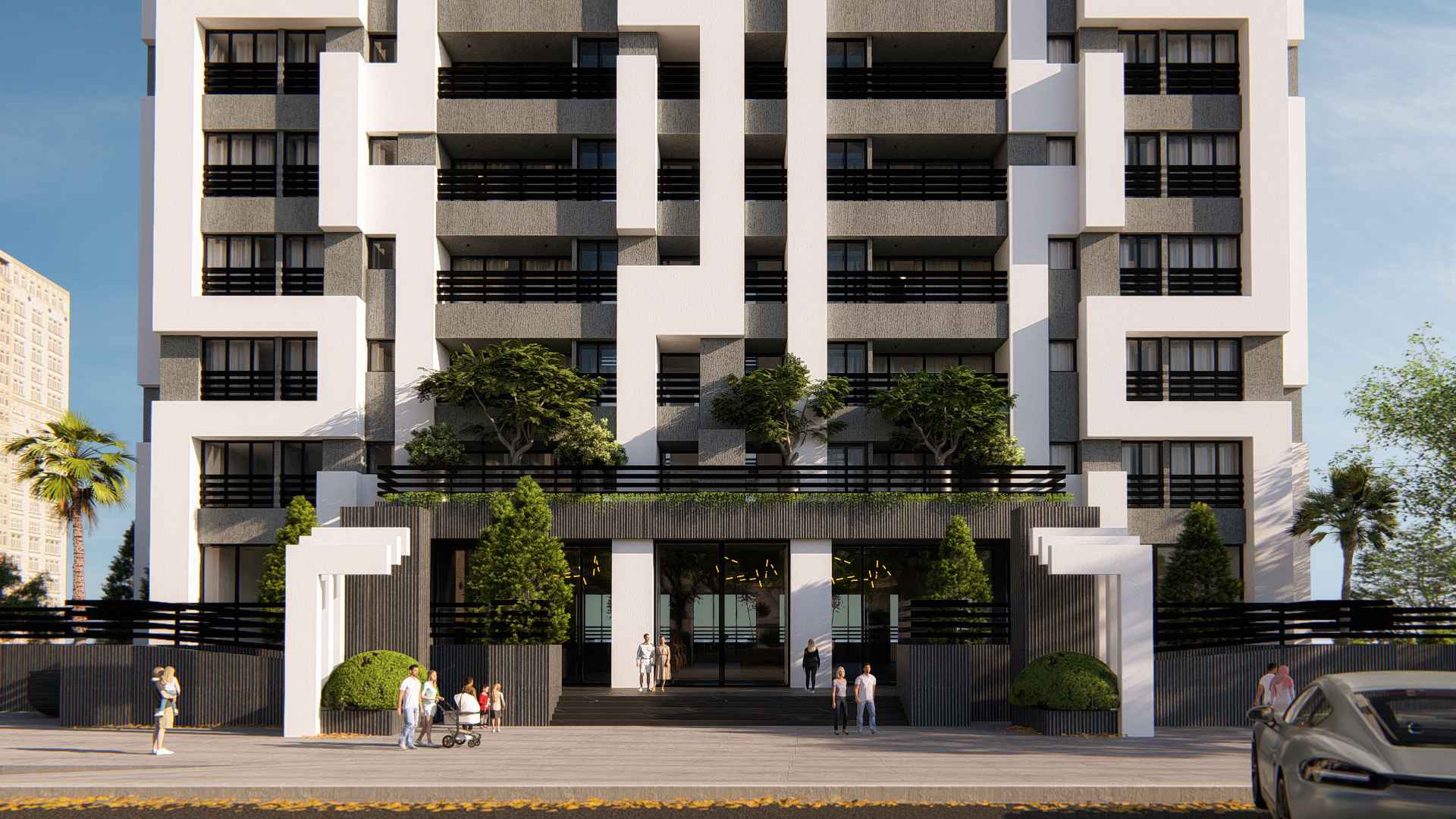 نمای پروژه نام پروژه: ساختمان آکاش